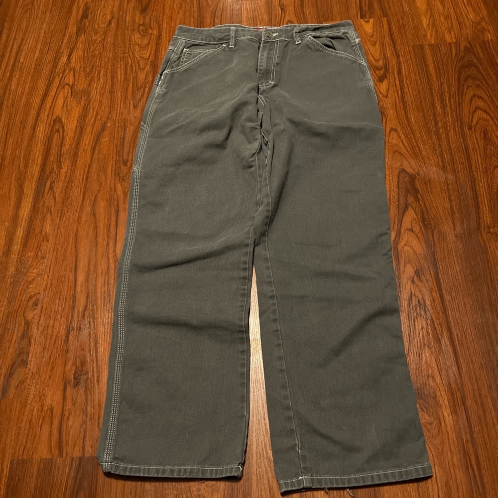 Grey Wide-Leg Pants
